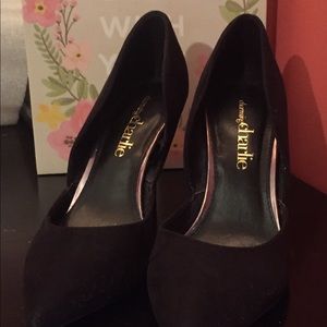 Cute black high heels perfect for a night out